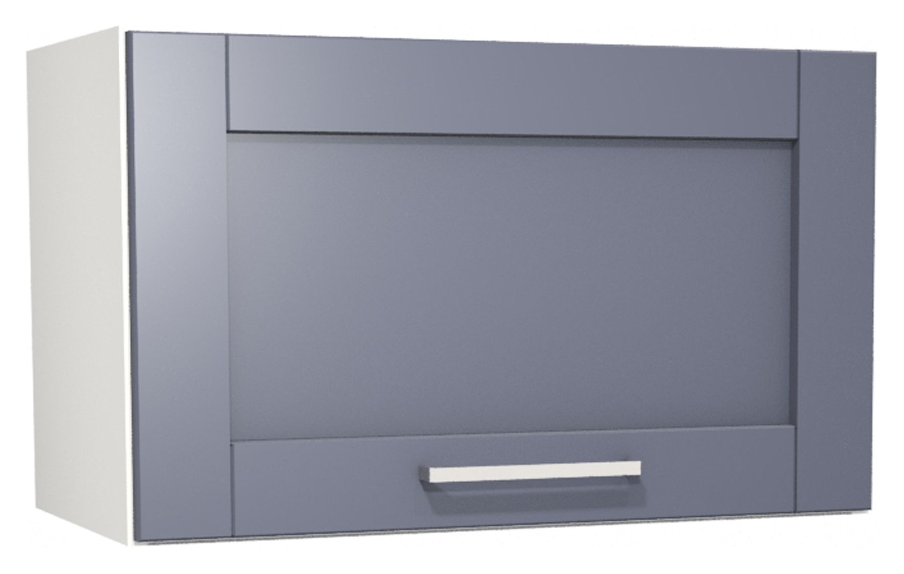 Image of Ohio Navy Shaker Narrow Wall Unit - 600mm