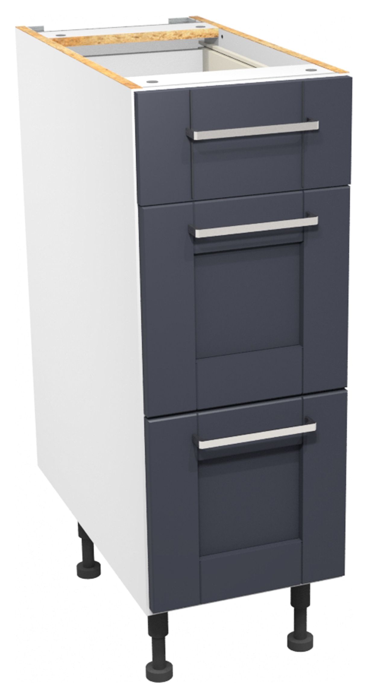 Image of Ohio Navy Shaker Drawer Unit - 300mm