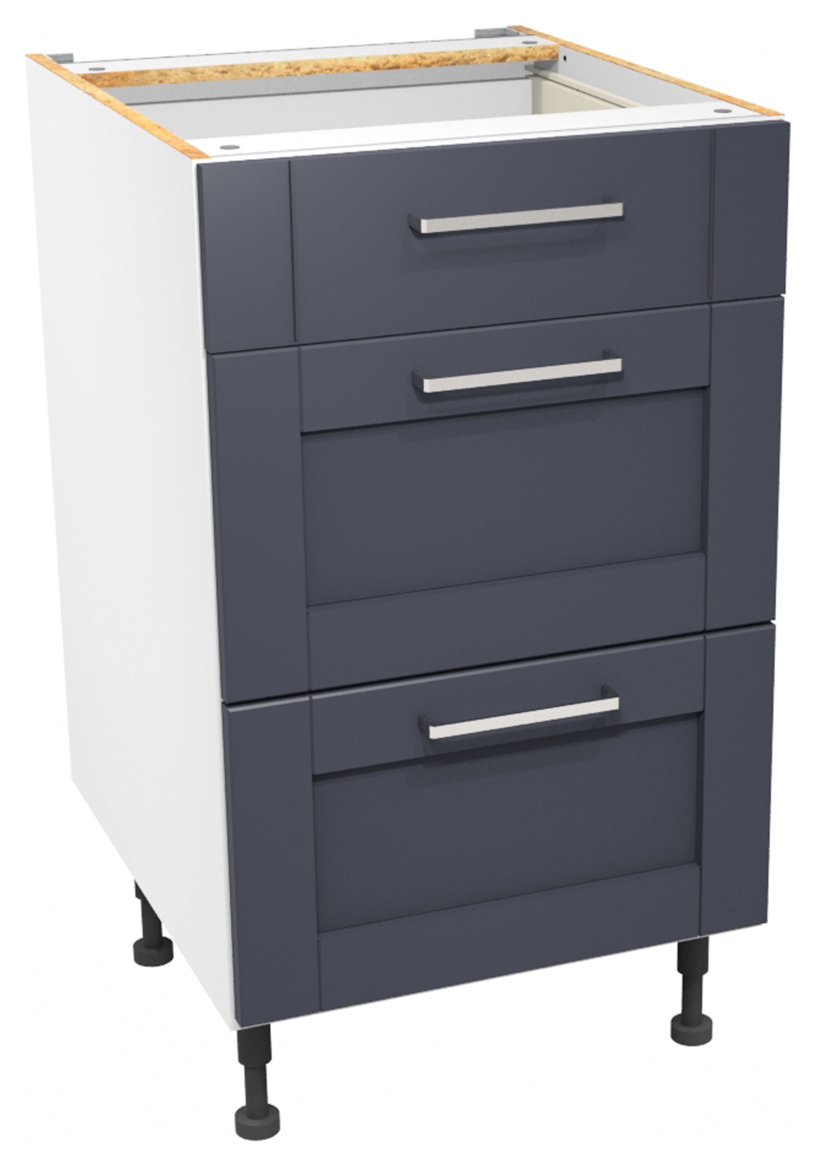 Ohio Navy Shaker Drawer Unit - 500mm