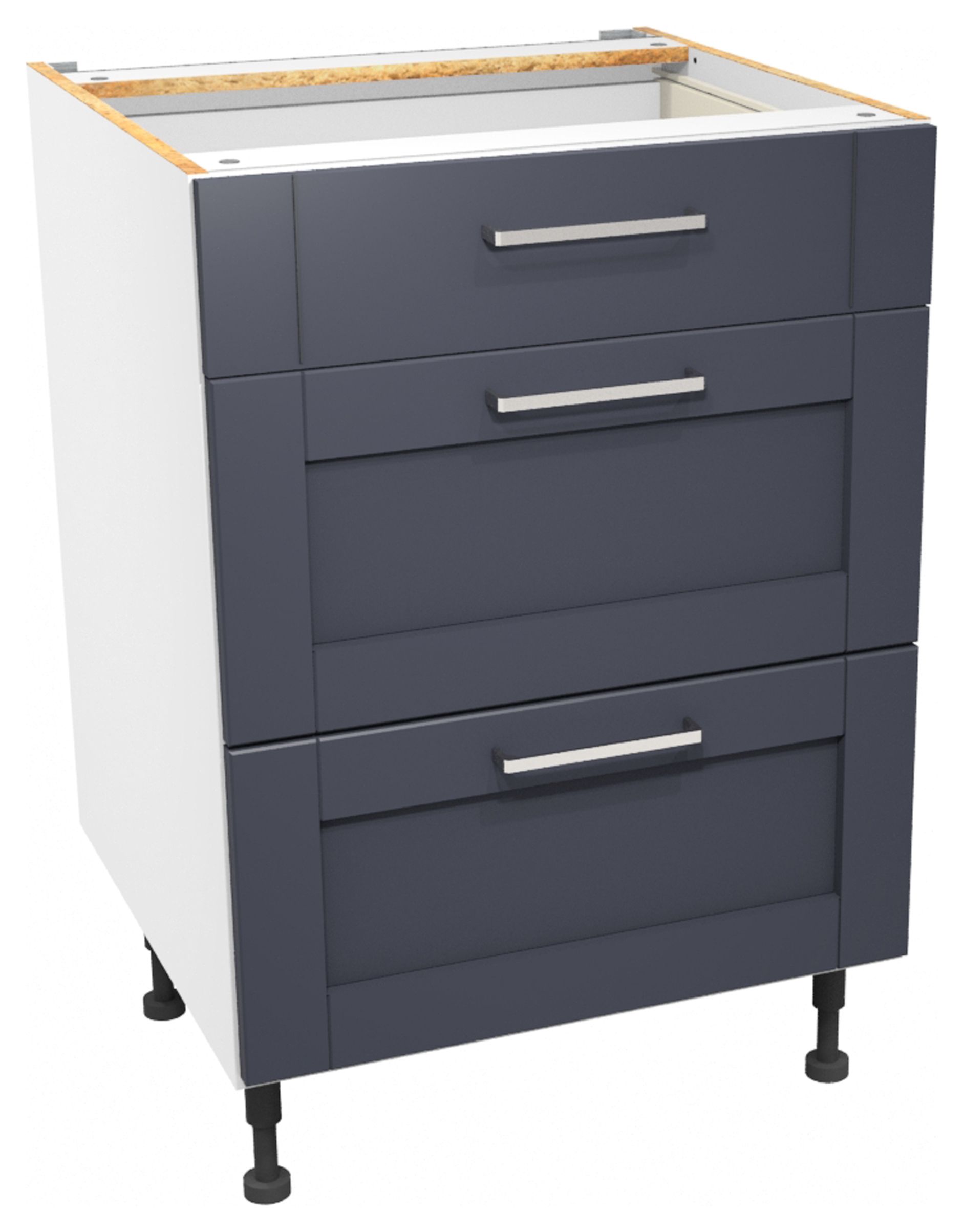 Ohio Navy Shaker Drawer Unit - 600mm