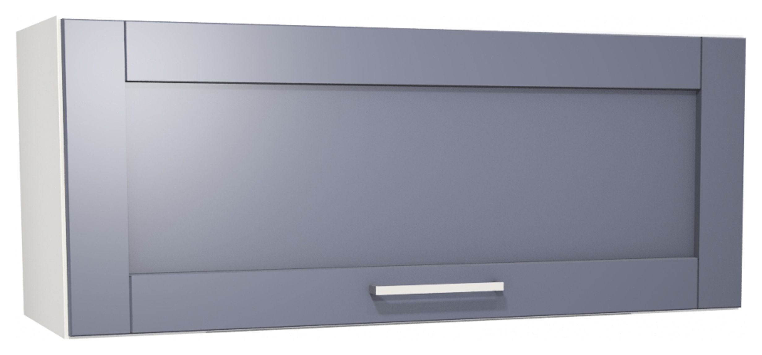 Image of Ohio Navy Shaker Narrow Wall Unit - 900mm