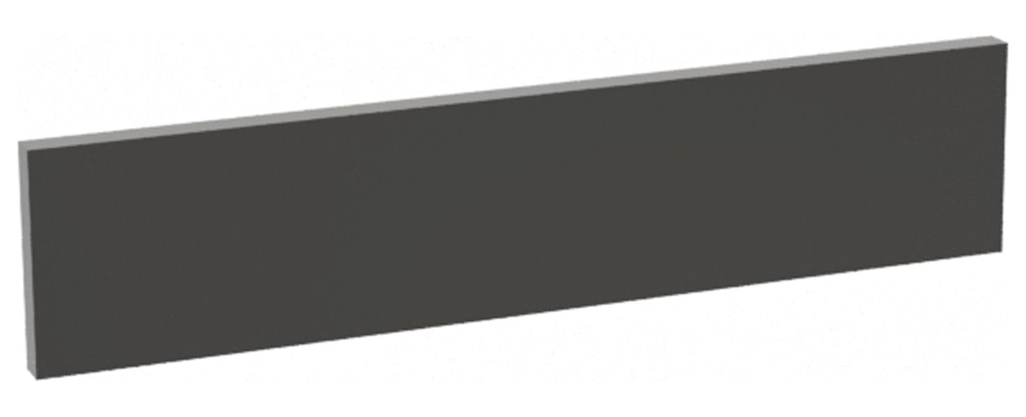 Image of Madison Dark Grey Gloss Infill Panel - 600 X 131mm