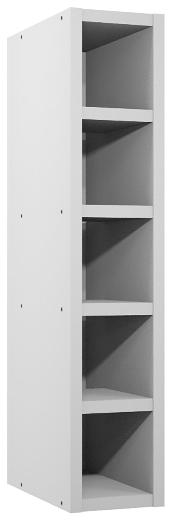 Image of Wickes Ohio Grey Shaker Wine Rack - 150mm