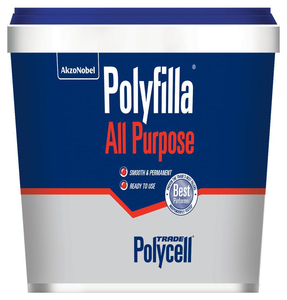 Image of Polycell Polyfilla All Purpose Ready Mixed Filler - 2kg