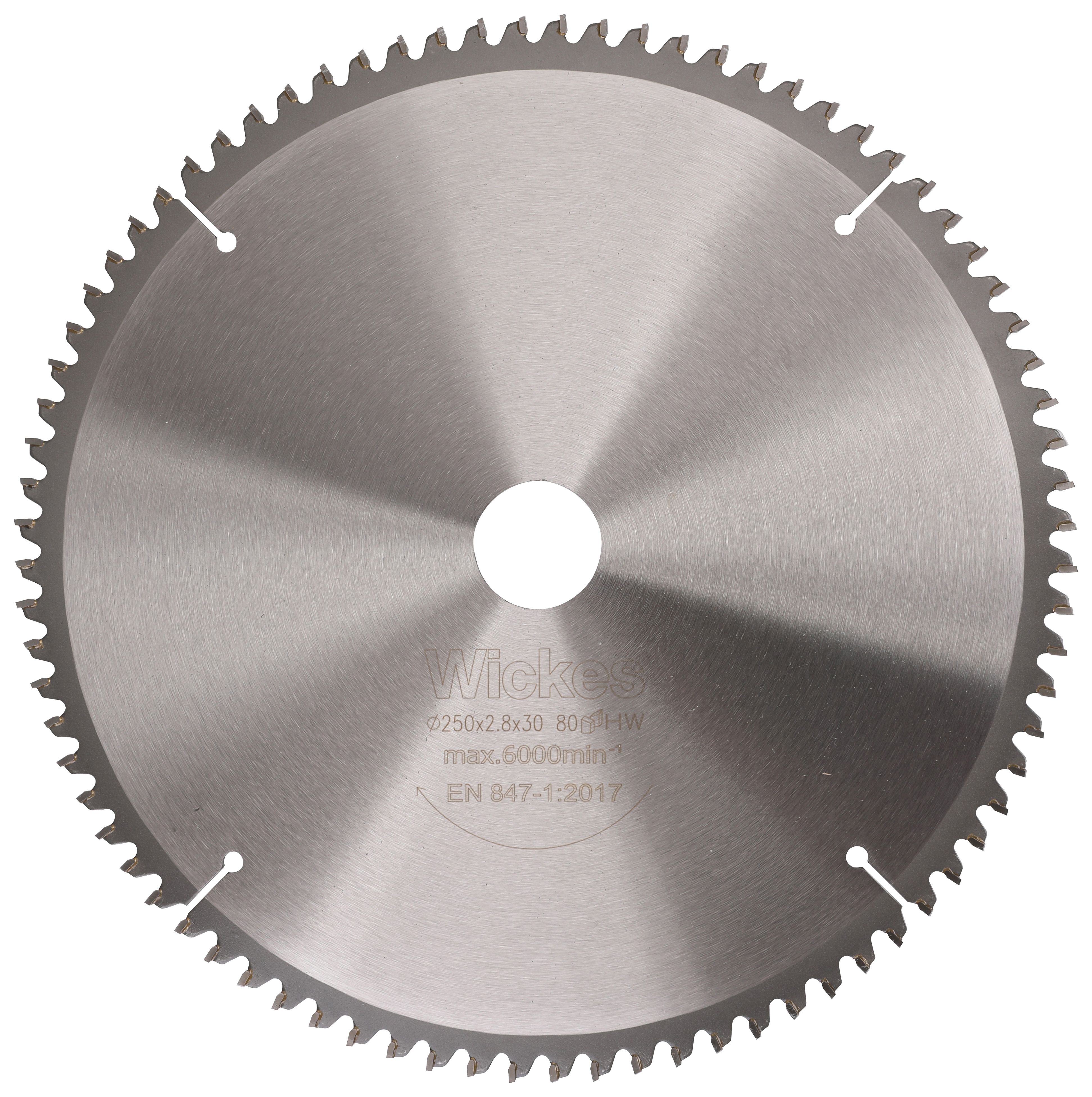 Wickes 80 Teeth Circular Saw Blade - 250mm x 30mm