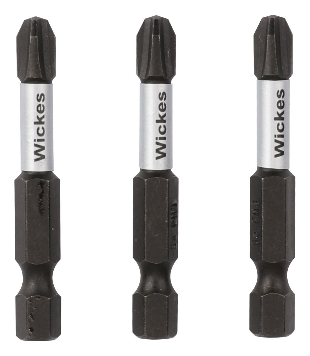 Wickes Impact Screwdriver Bit PH3 - 50mm - Pack of 3