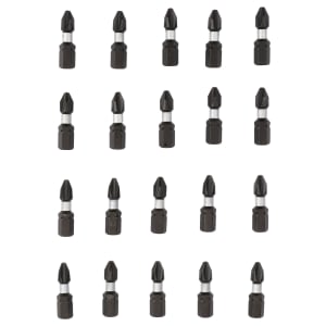 Wickes Screwdriver Bits PH2 - 25mm - Pack of 20