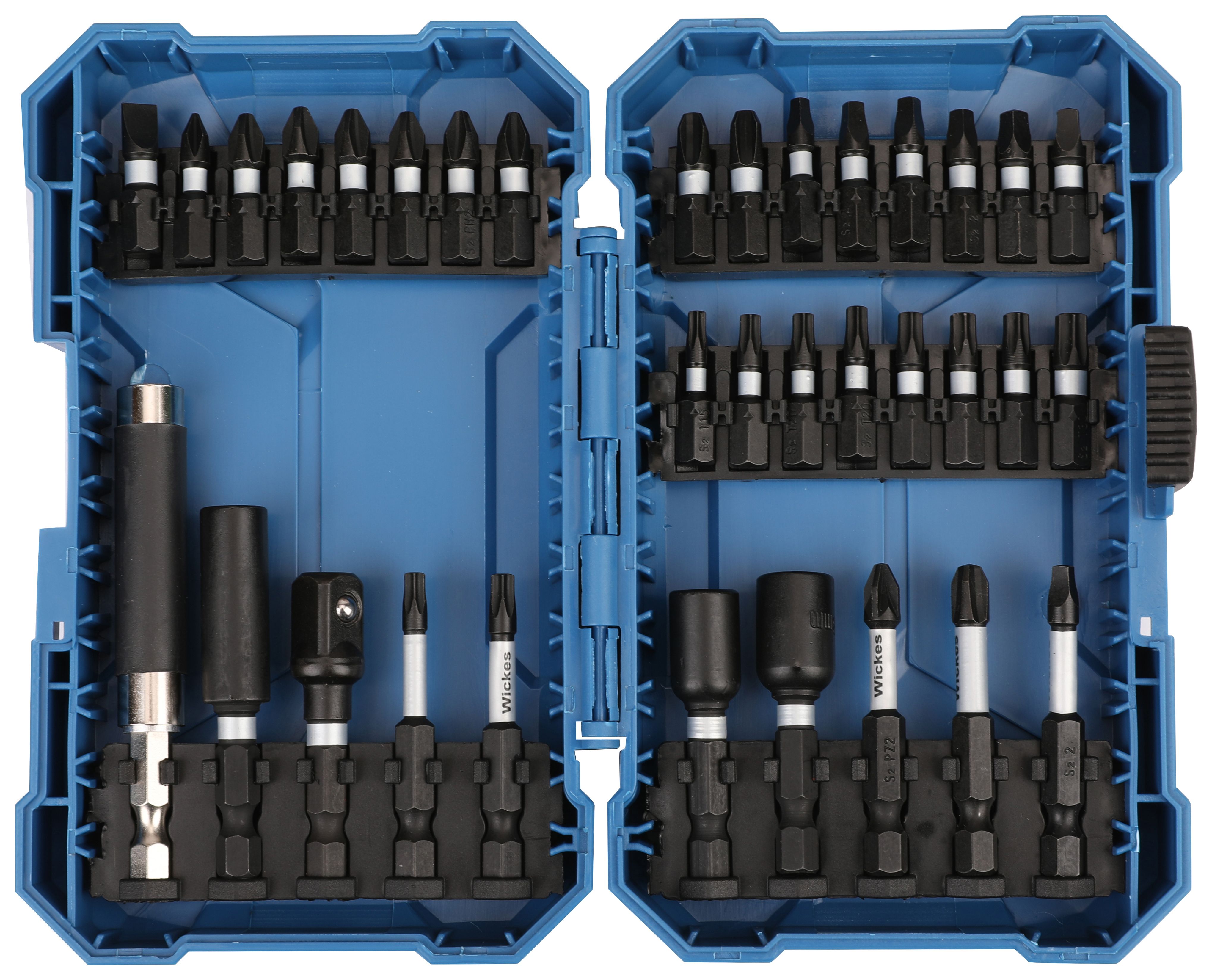 Wickes 34 Piece Mixed Impact Driver Bit Set