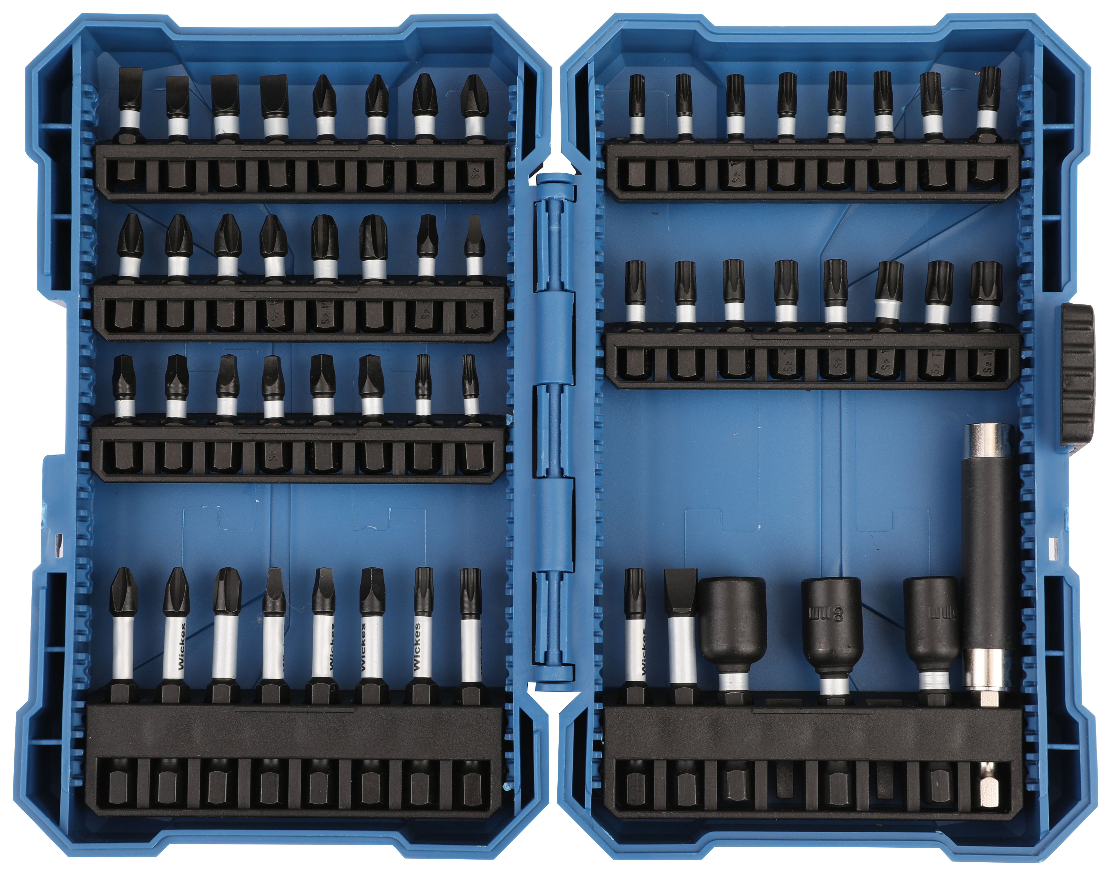 Image of Wickes 54 Piece Mixed Impact Driver Bit Set