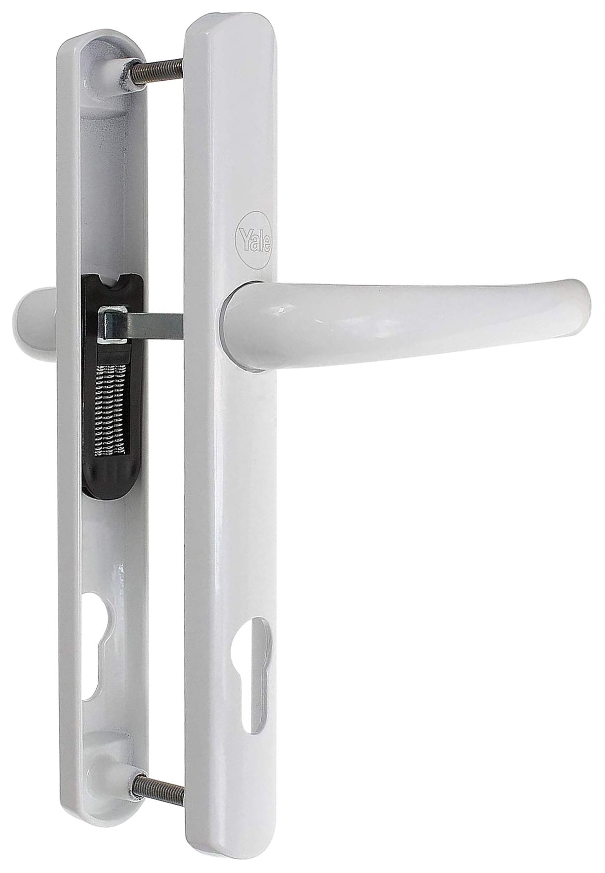 Image of Yale Superior Long Backplate Door Handle - White