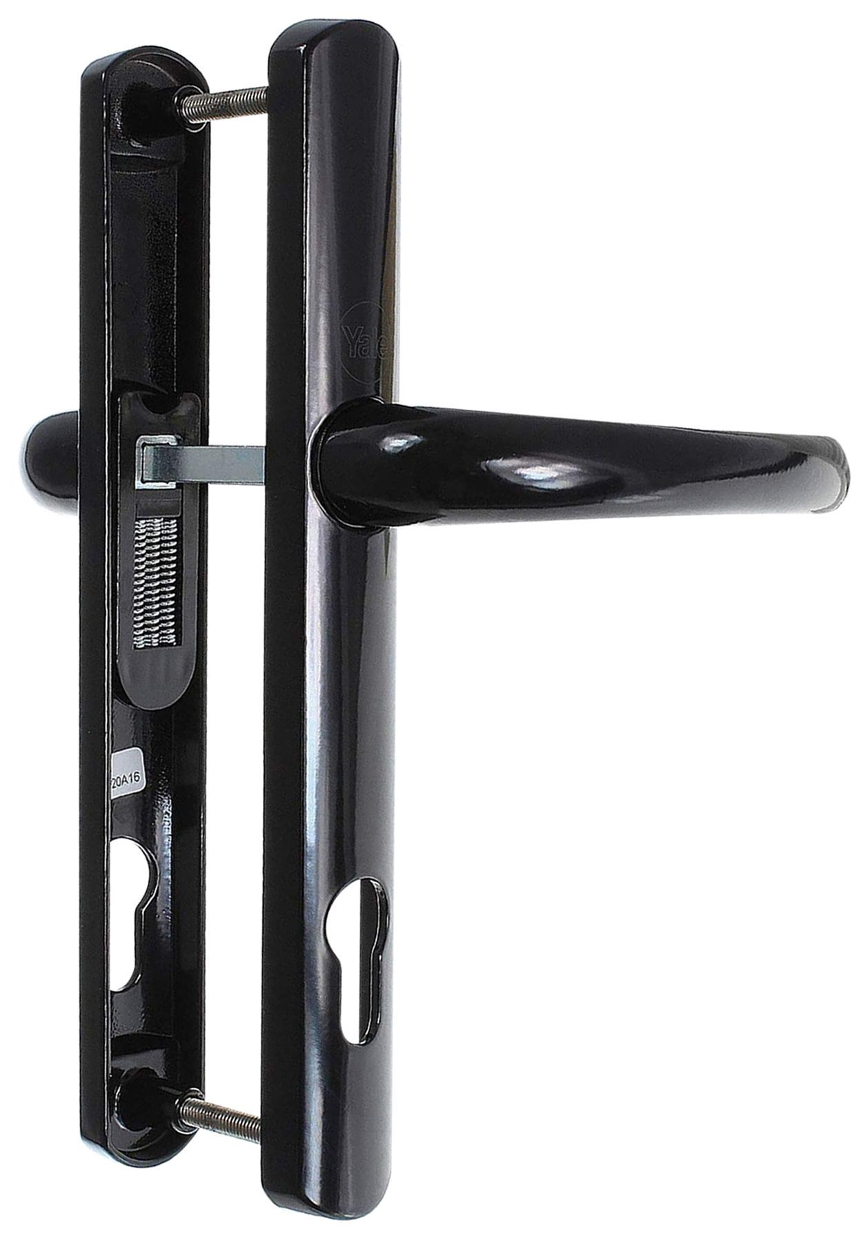 Image of Yale Superior Long Backplate Door Handle - Black