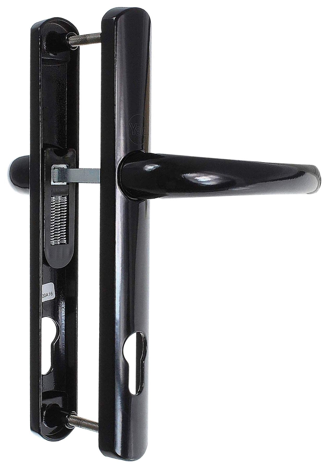 Yale Superior Long Backplate Door Handle - Black