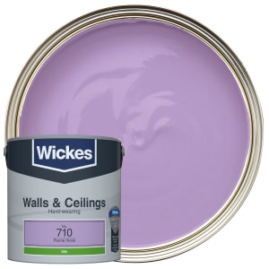 Wickes Vinyl Silk Emulsion Paint - Parma Violet No.710 - 2.5L