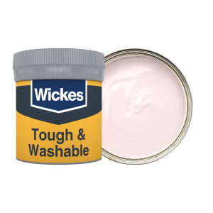Wickes Blush - No. 600 Tough & Washable Matt Emulsion Paint Tester Pot - 50ml