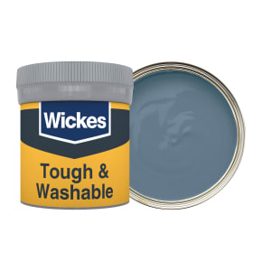 Wickes Tough & Washable Matt Emulsion Paint Tester Pot - Turkish Blue No.941 - 50ml
