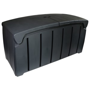 Image of Charles Bentley 322L Ward Outdoor Plastic Storage Box - Black