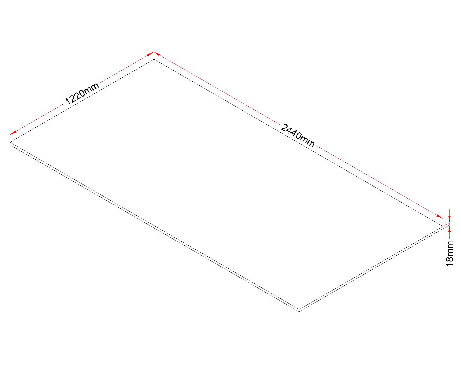 Structural CE2+ Plywood Sheet - 18 x 1220 x 2440mm