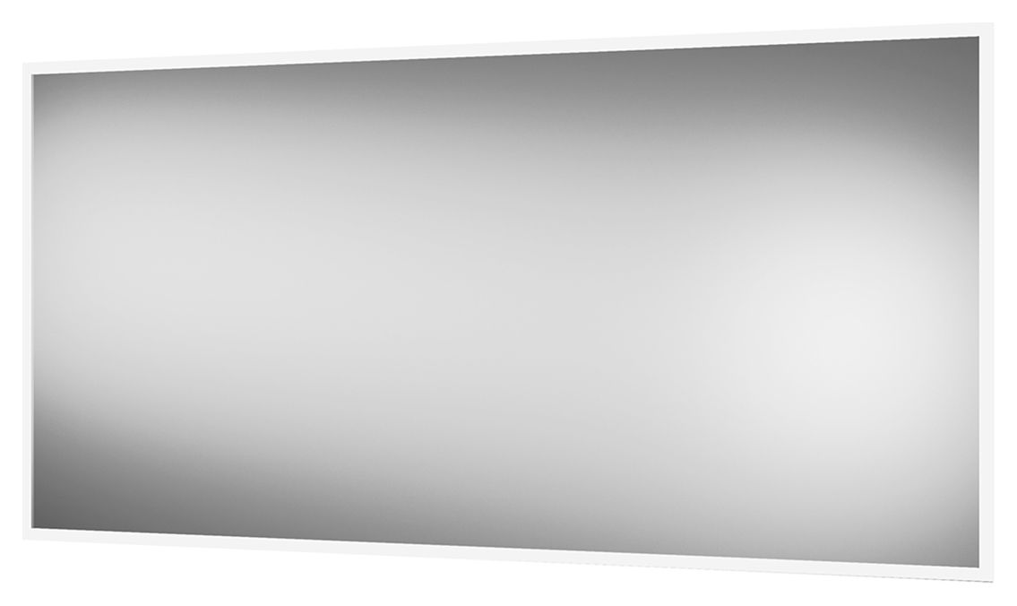 Image of Brisbane Colour Changing Matt Black LED Mirror - 1200 x 600mm