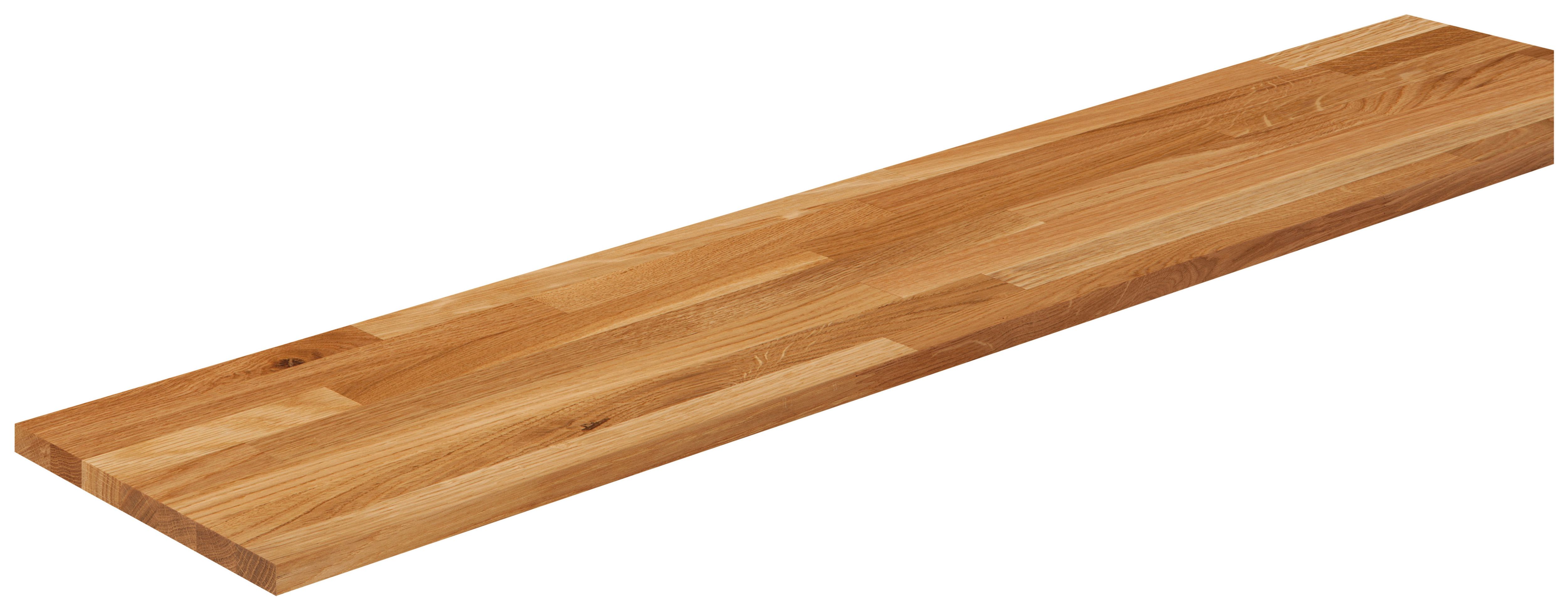 Wickes Natural Oak Shelf - 27 x 300 x 1200mm