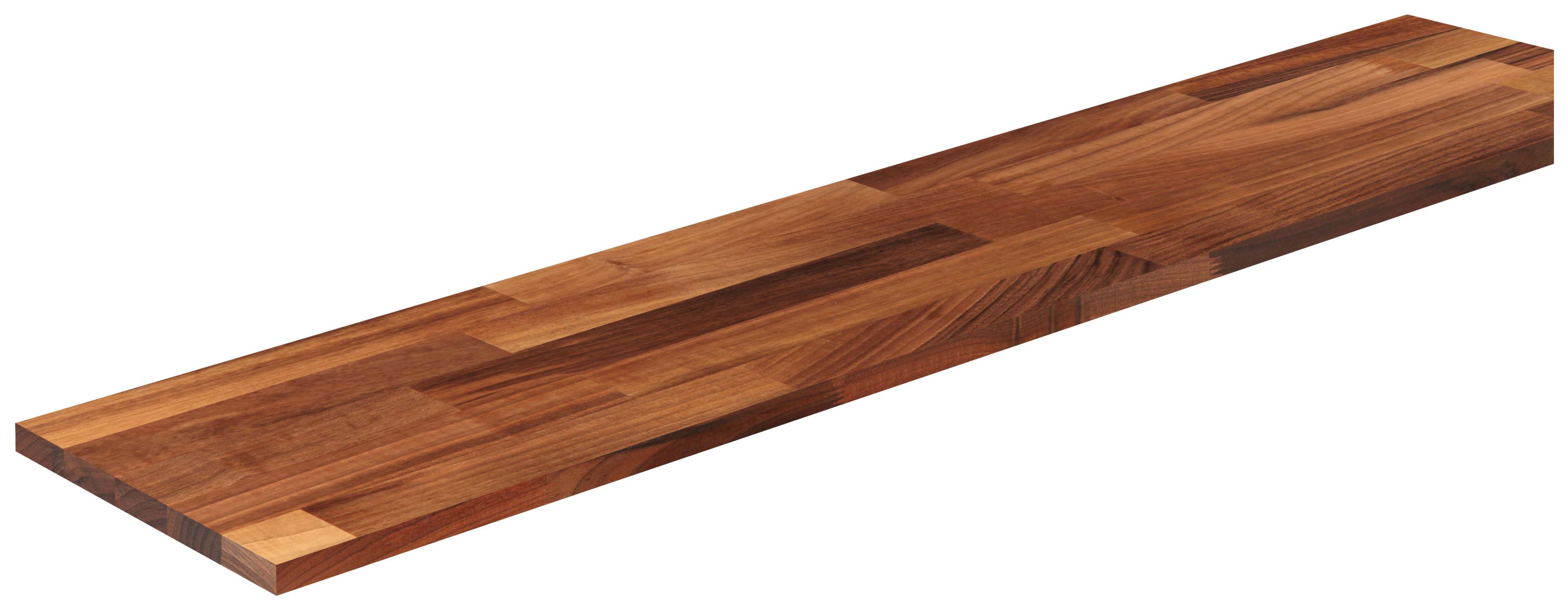 Image of Wickes European Walnut Shelf - 22 x 230 x 1200mm