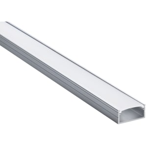 Wickes Tamworth Aluminium Surface Mounted Profile for Flexible Strip Lighting - Various Sizes Available