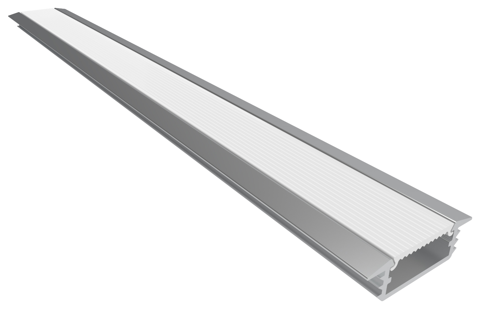 Image of Sensio Mackay Aluminium Recessed Profile for Flexible Strip Lighting - 2200mm