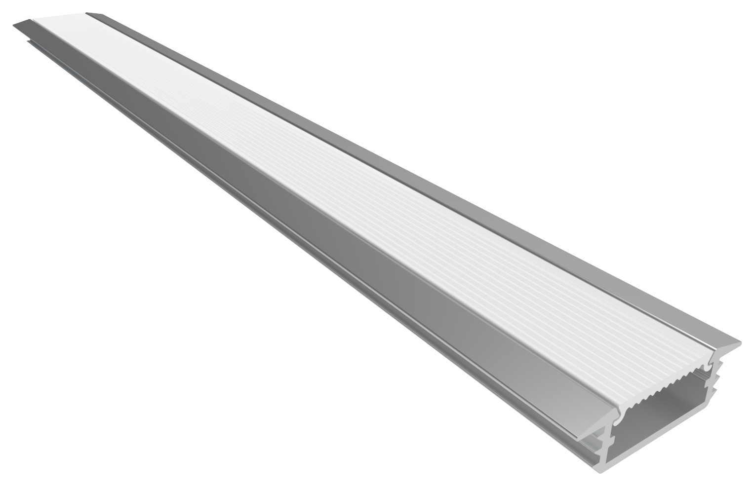 Sensio Mackay Aluminium Recessed Profile for Flexible Strip Lighting - 2200mm