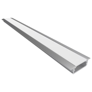 Mackay Aluminium Recessed Profile for Flexible Strip Lighting - 2200mm