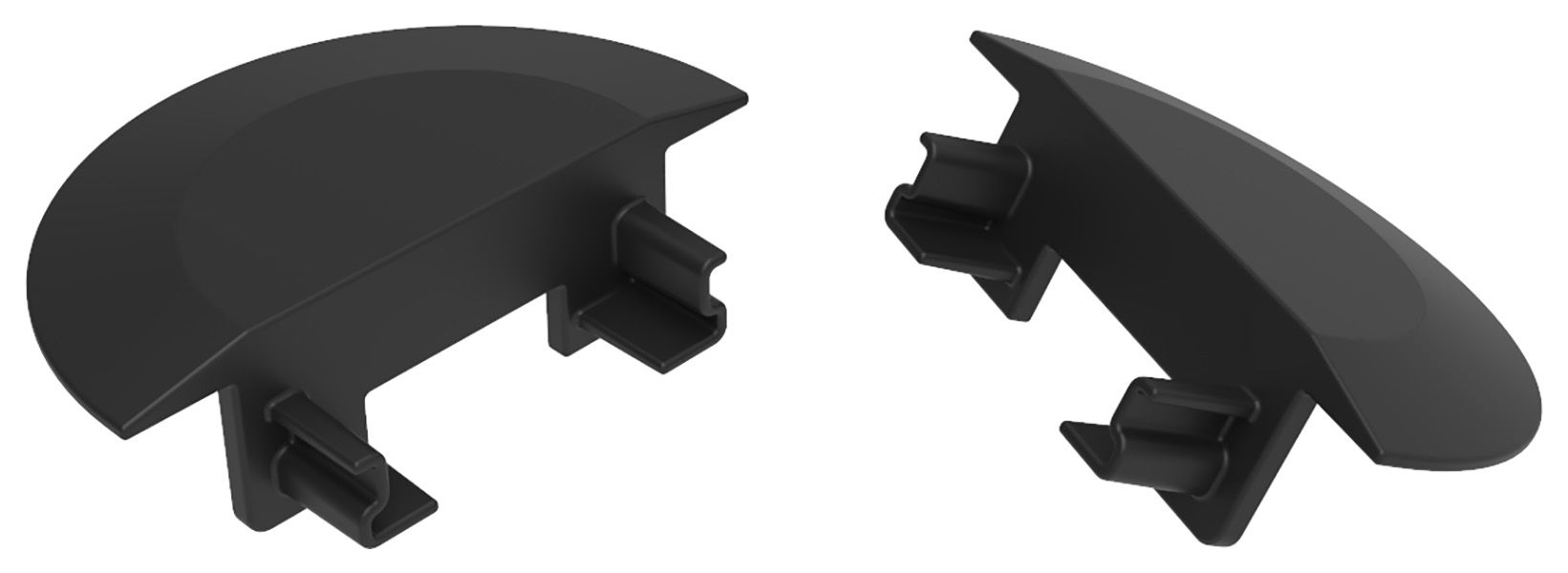 Image of Sensio Black End Caps for Mackay Profiles (2 end caps)