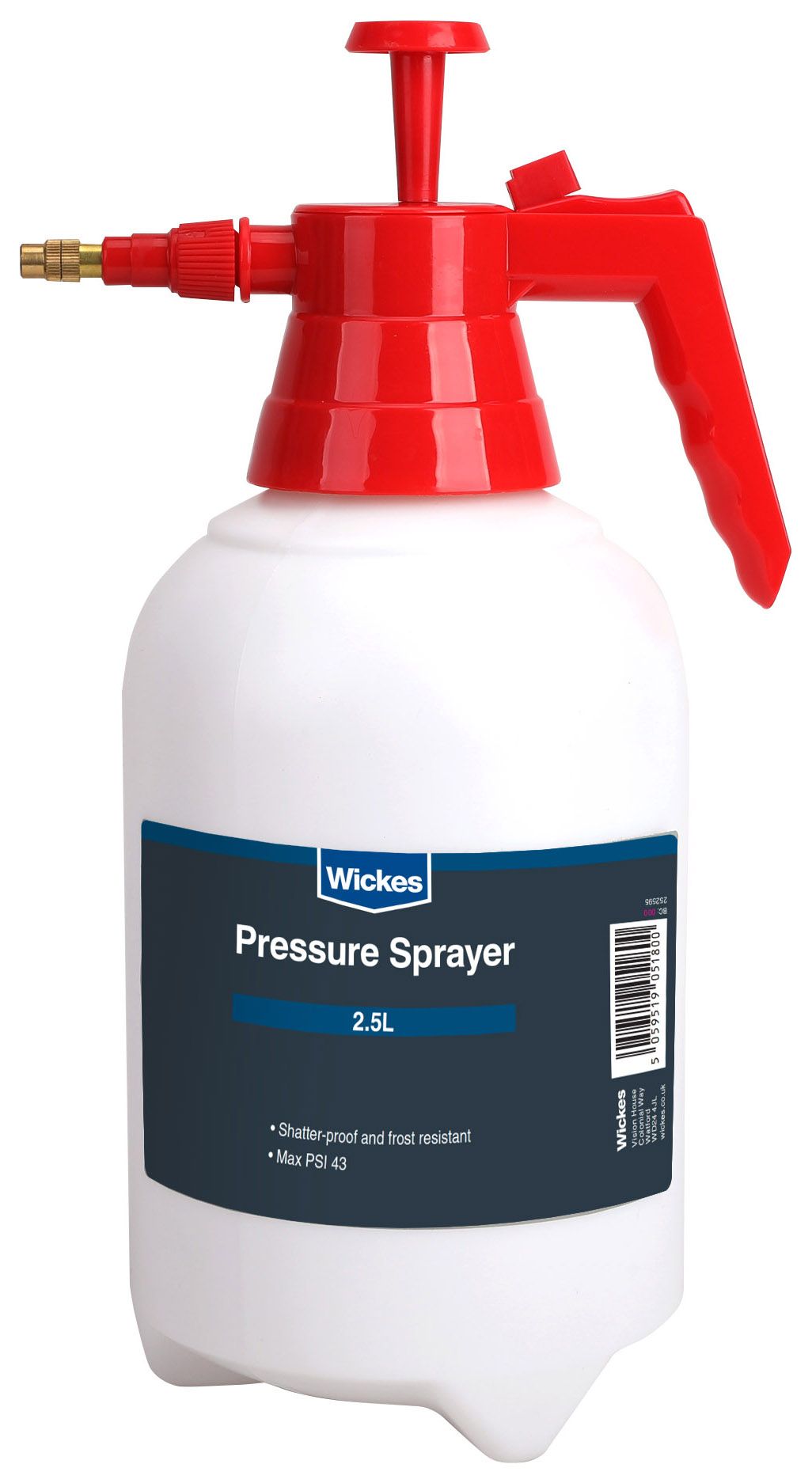 Image of Garden Pressure Sprayer - 2.5L