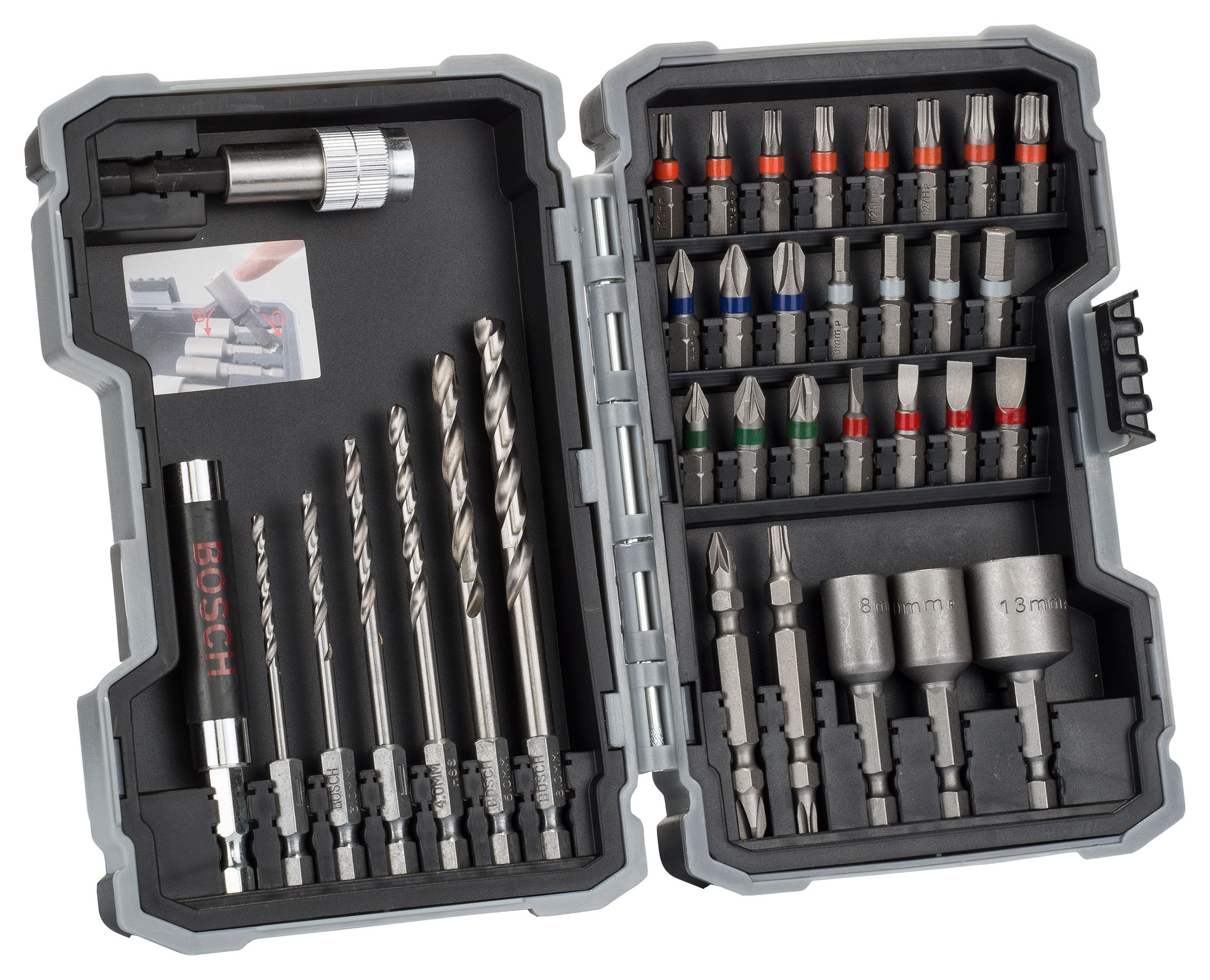 Image of Bosch 2607017328 35 piece Pro Mixed Metal Drill & Screwdriver Bit Set