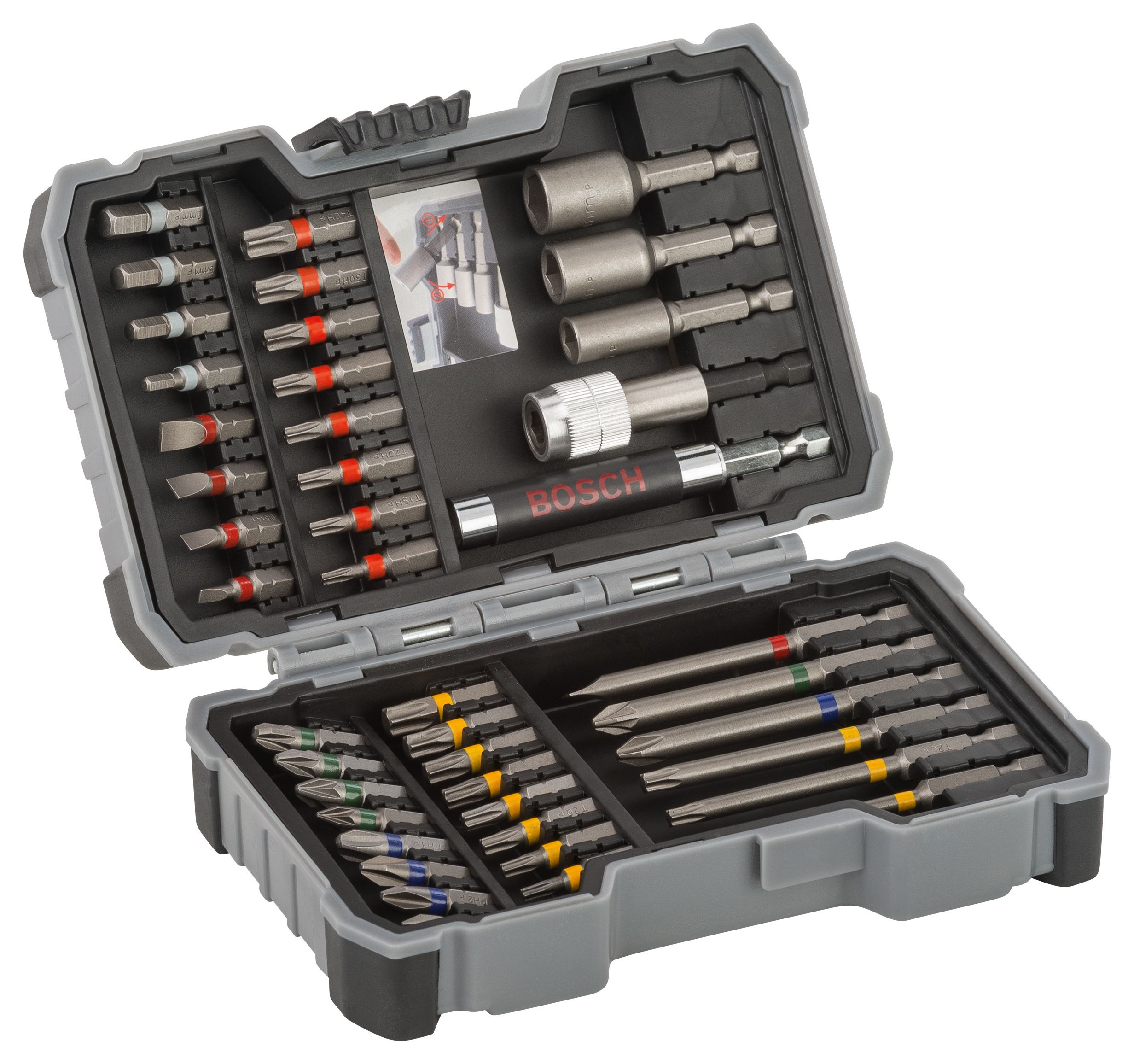 Image of Bosch 2607017164 43 Piece Mixed Screwdriver & Nutsetter Bit Set