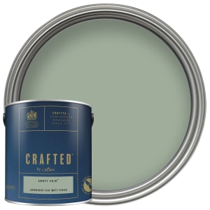 CRAFTED by Crown Flat Matt Emulsion Interior Paint - Craft Fair - 2.5L