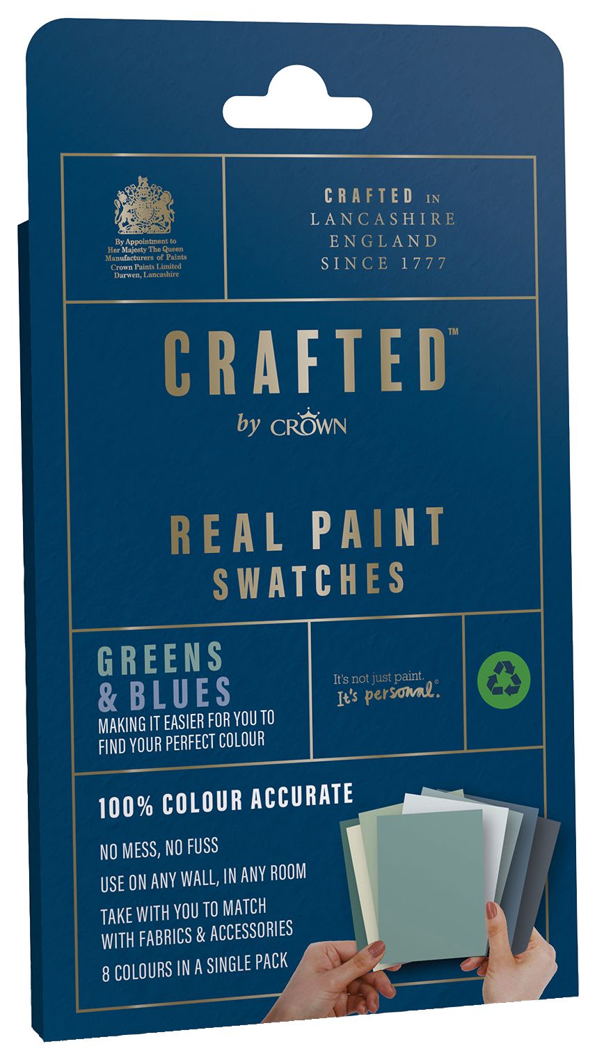 Offer Wickes CRAFTED by Crown Flat Matt Real Paint Swatch