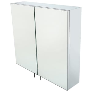 Wickes Stainless Steel Double Bathroom Cabinet 600 X 550mm