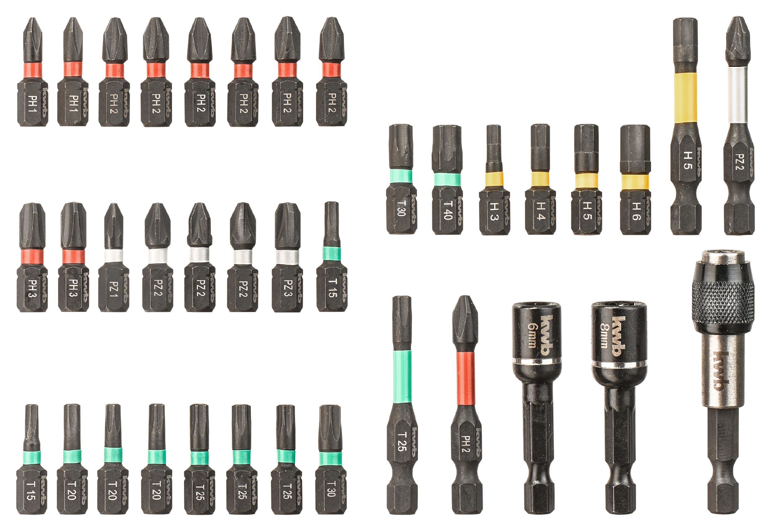 Einhell kwb 37 Piece Screwdriver Impact Bit Box Set