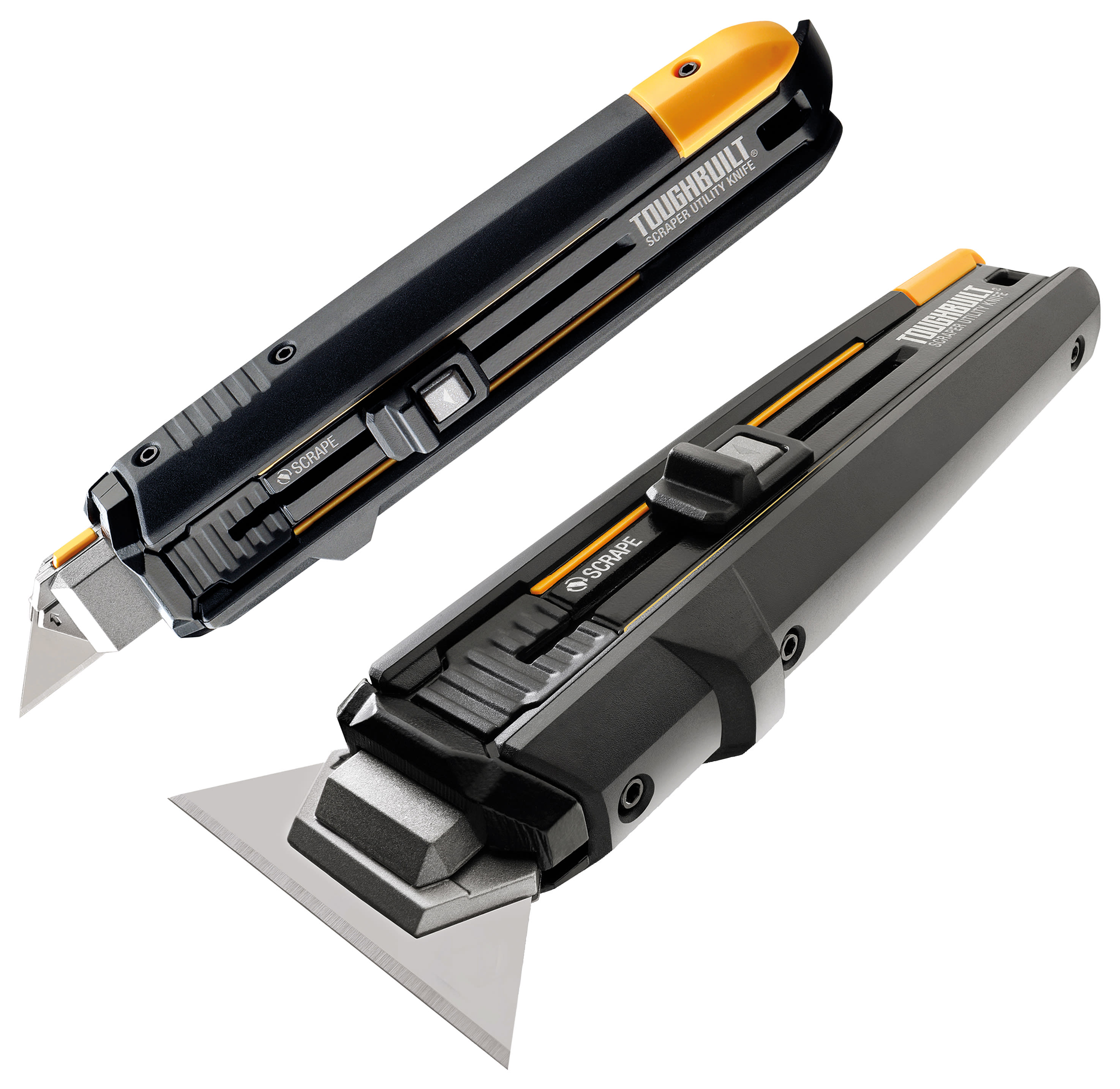 Toughbuilt TBH4S501 Scraper Utility Knife with 5 Blades Wickes.co.uk