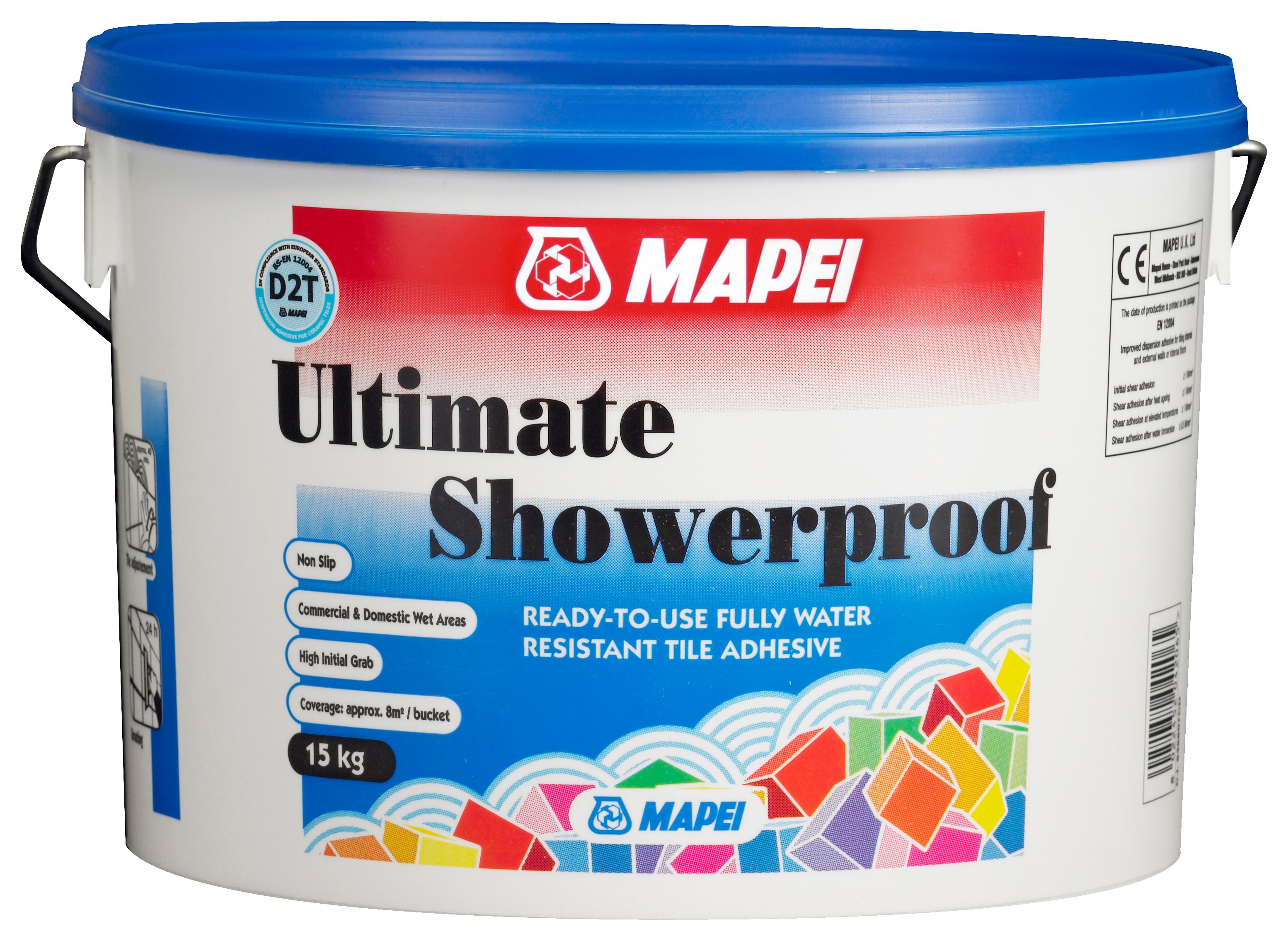 Mapei Ultimate Showerproof Ceramic Tile Adhesive 15kg