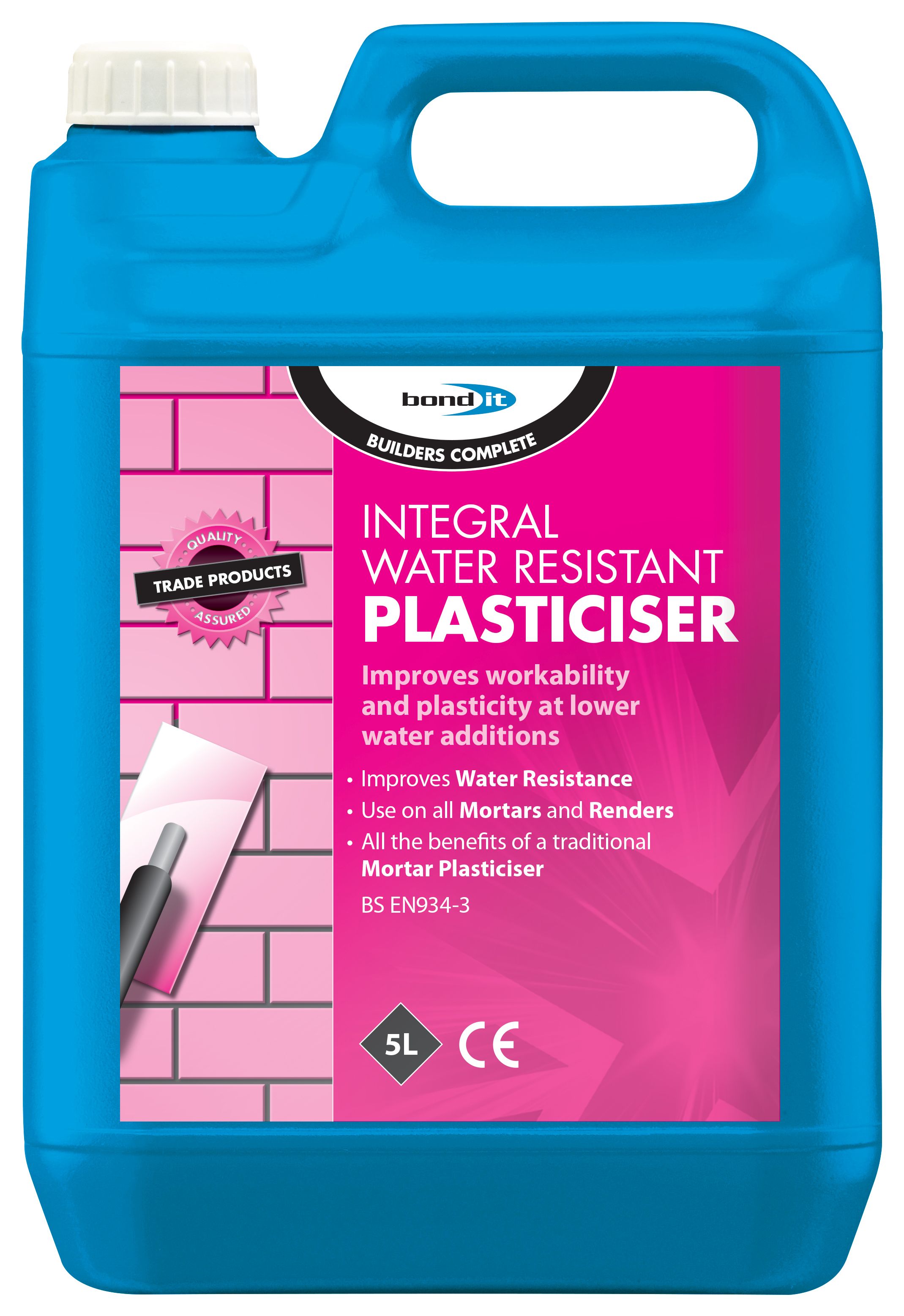 Bond It Integral Water Resistant Plasticiser - 5L