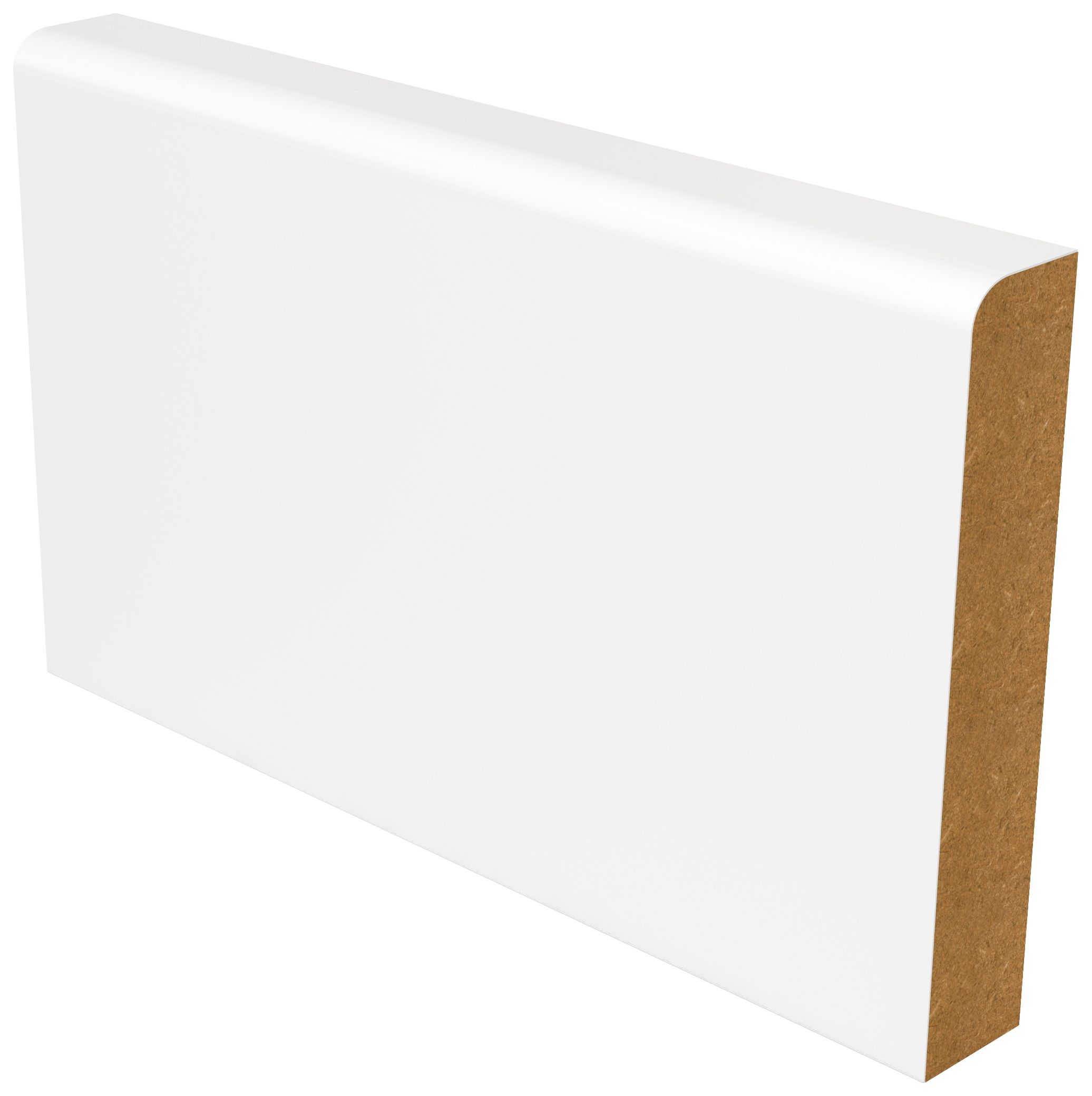 Wickes Pencil Round White Skirting - 18 x 119 x 4200mm