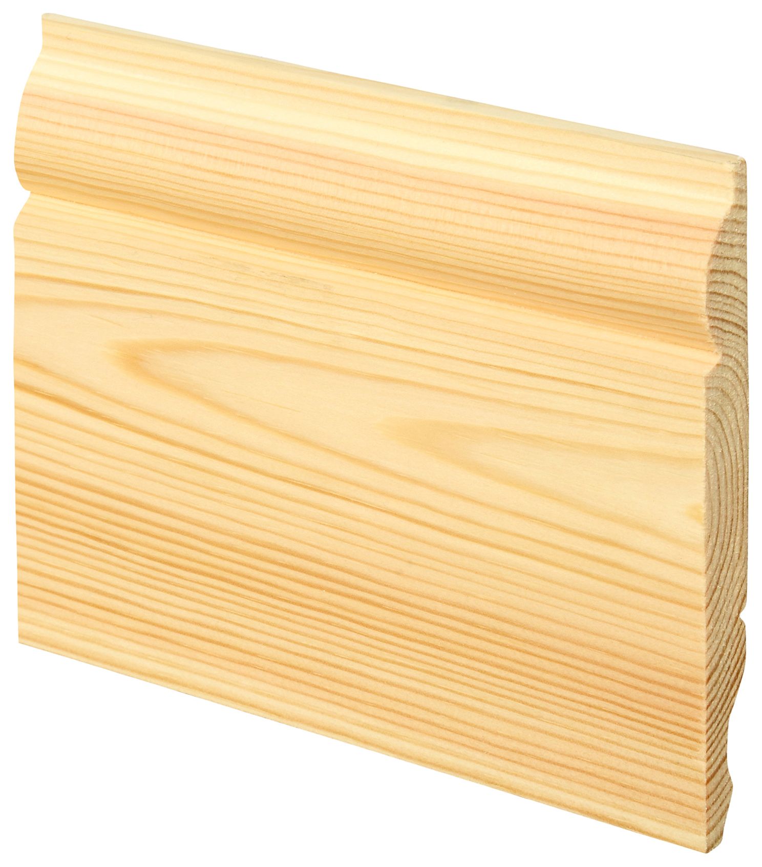 Image of Wickes Torus / Ogee Natural Pine Skirting - 19 x 119 x 4200mm