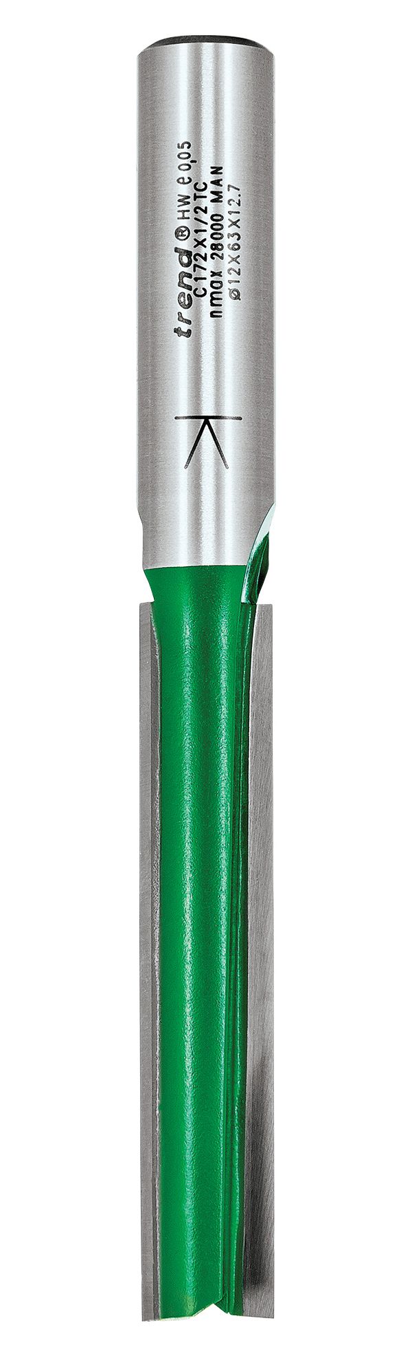 Trend C172X1/2TC Shank Lock Jig Router Cutter - 1/2in