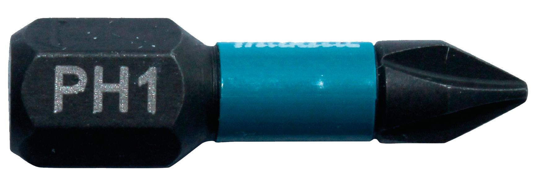 Image of Makita B-63600 Impact Black Screwdriver Bit PH1 - 25mm - Pack of 2