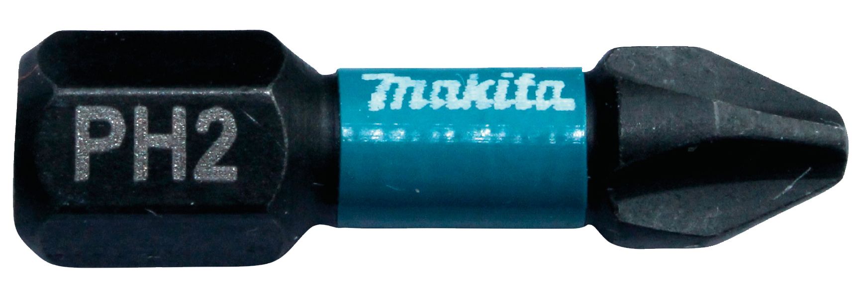 Makita B-63616 Impact Black Screwdriver Bit PH2 - 25mm - Pack of 2