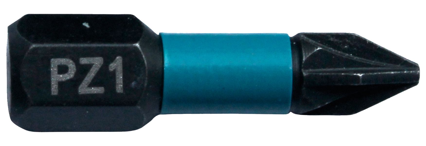 Image of Makita B-63638 Impact Black Screwdriver Bit PZ1 - 25mm Pack of 2