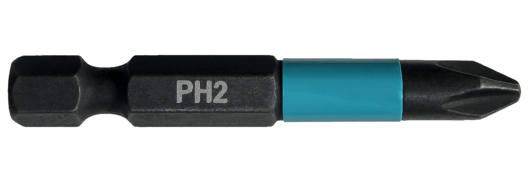 Makita B-63725 Impact Black Screwdriver Bit  PH2 - 50mm - Pack of 2