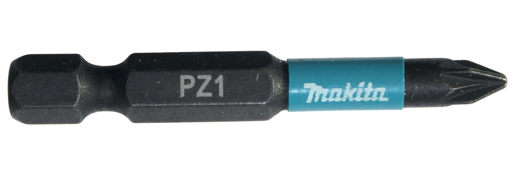 Makita B-63747 Impact Black Screwdriver Bit PZ1 - 50mm - Pack of 2