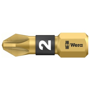 Wera Diamond BDC Screwdriver Bit PZ2 - 25mm - Pack of 5