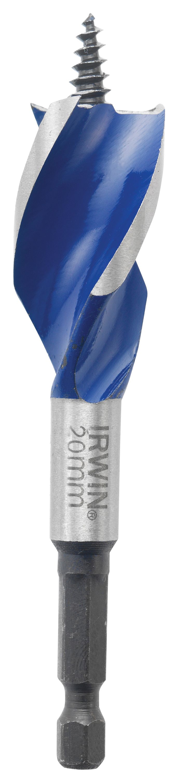 Image of Irwin 10506623 Ir x 6 Blue Groove Speedbor Wood Bit - 159 x 22mm