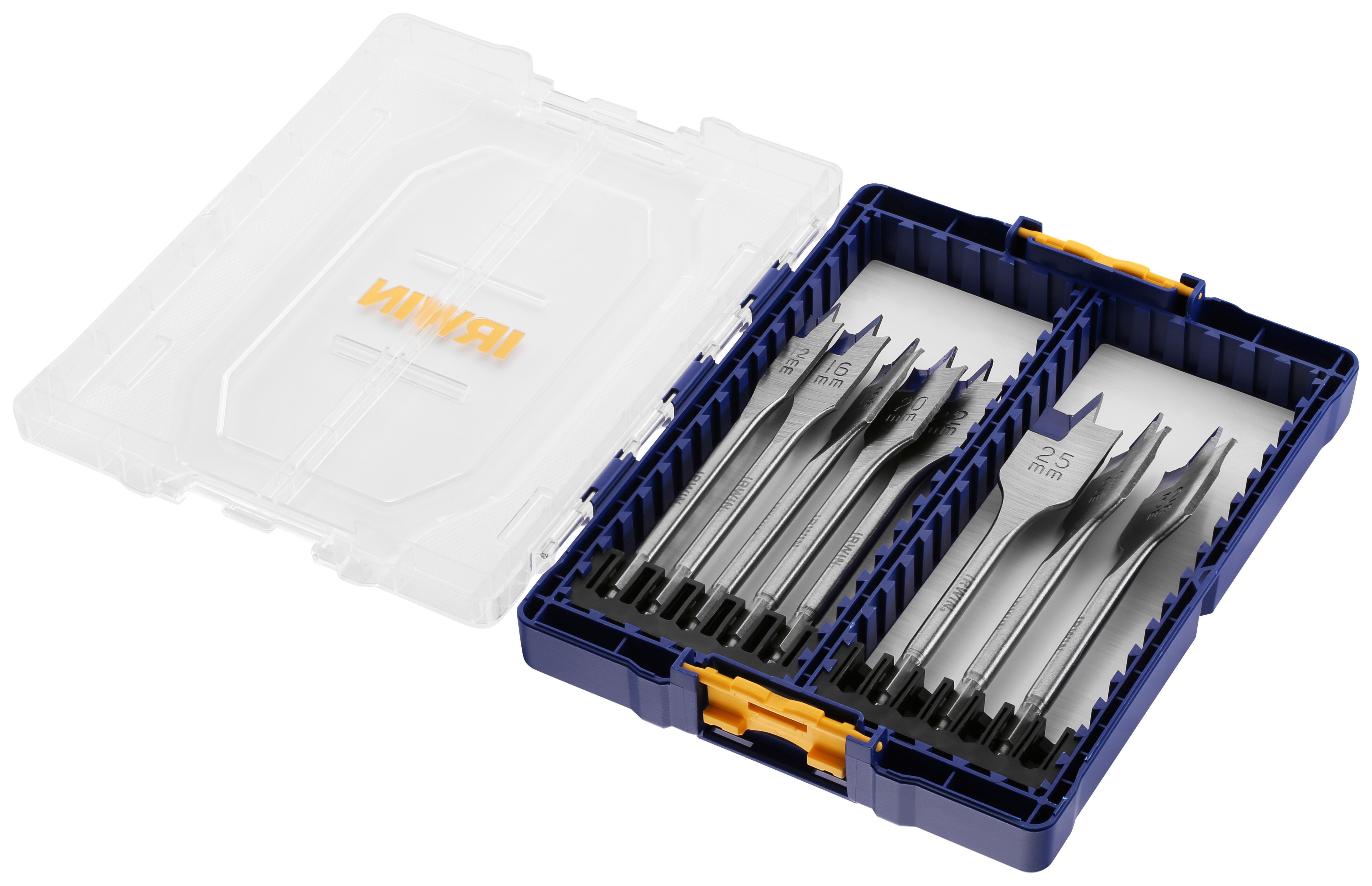 Irwin IW4041010 IR X4 Blue Groove Speedbor 8 Piece Wood Bit Set